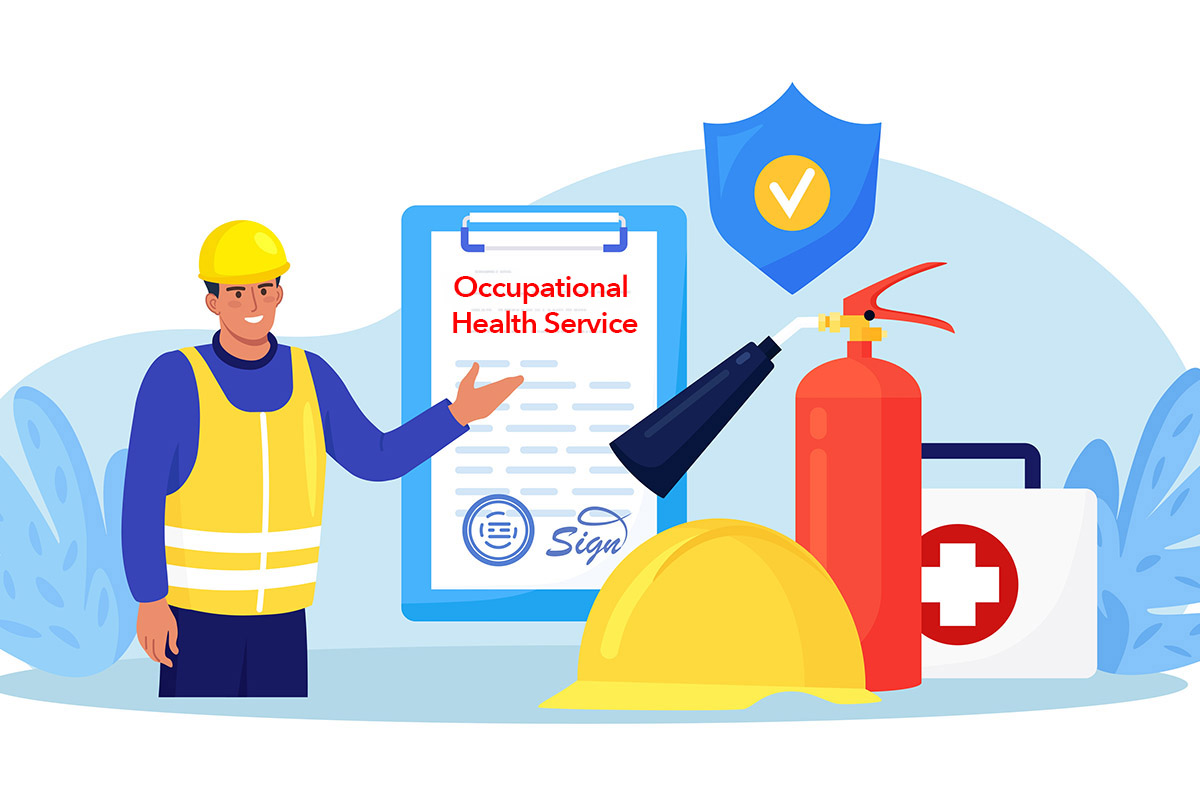 What are the Occupational Health Service's duties in HSE work?